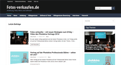 Desktop Screenshot of fotos-verkaufen.de