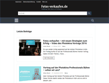 Tablet Screenshot of fotos-verkaufen.de